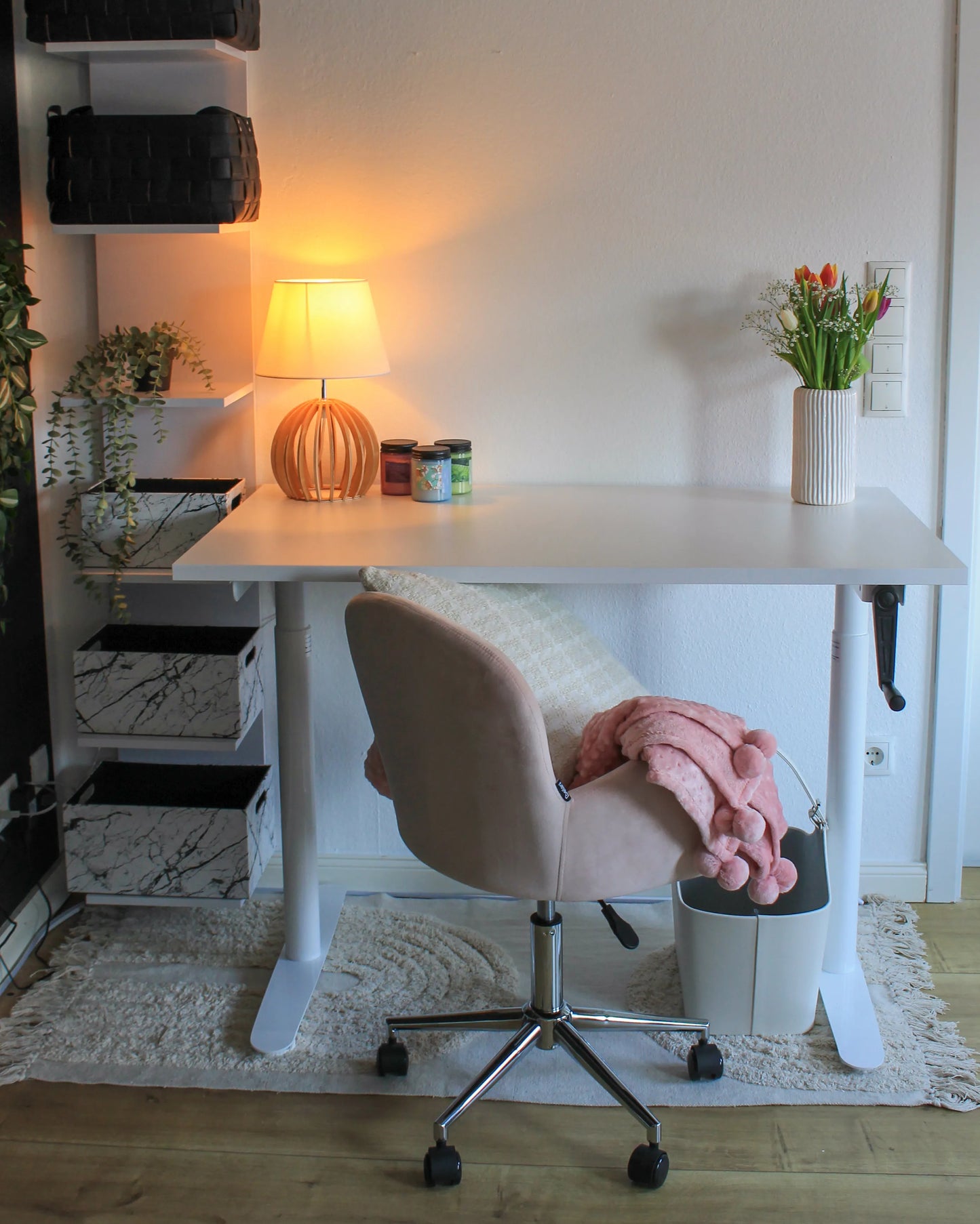  Table Lamp SAMO Brown/ White