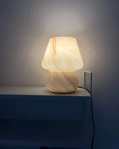  Table Lamp LOBO Glass White