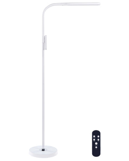  LED Floor Lamp ARIES With Dimmer Metal White