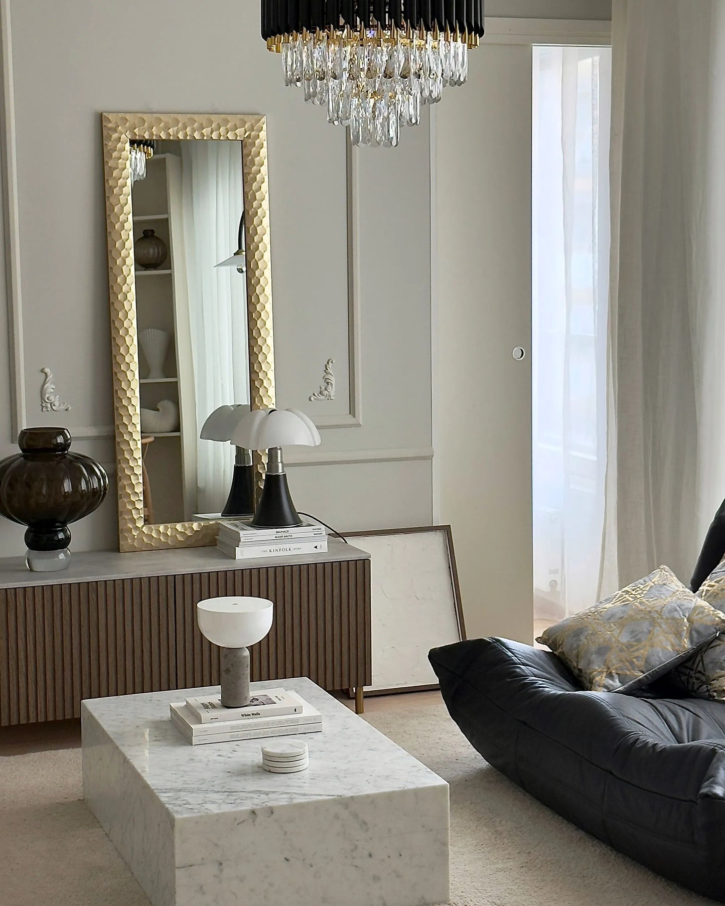  Chandelier ABELLAS Metal Gold