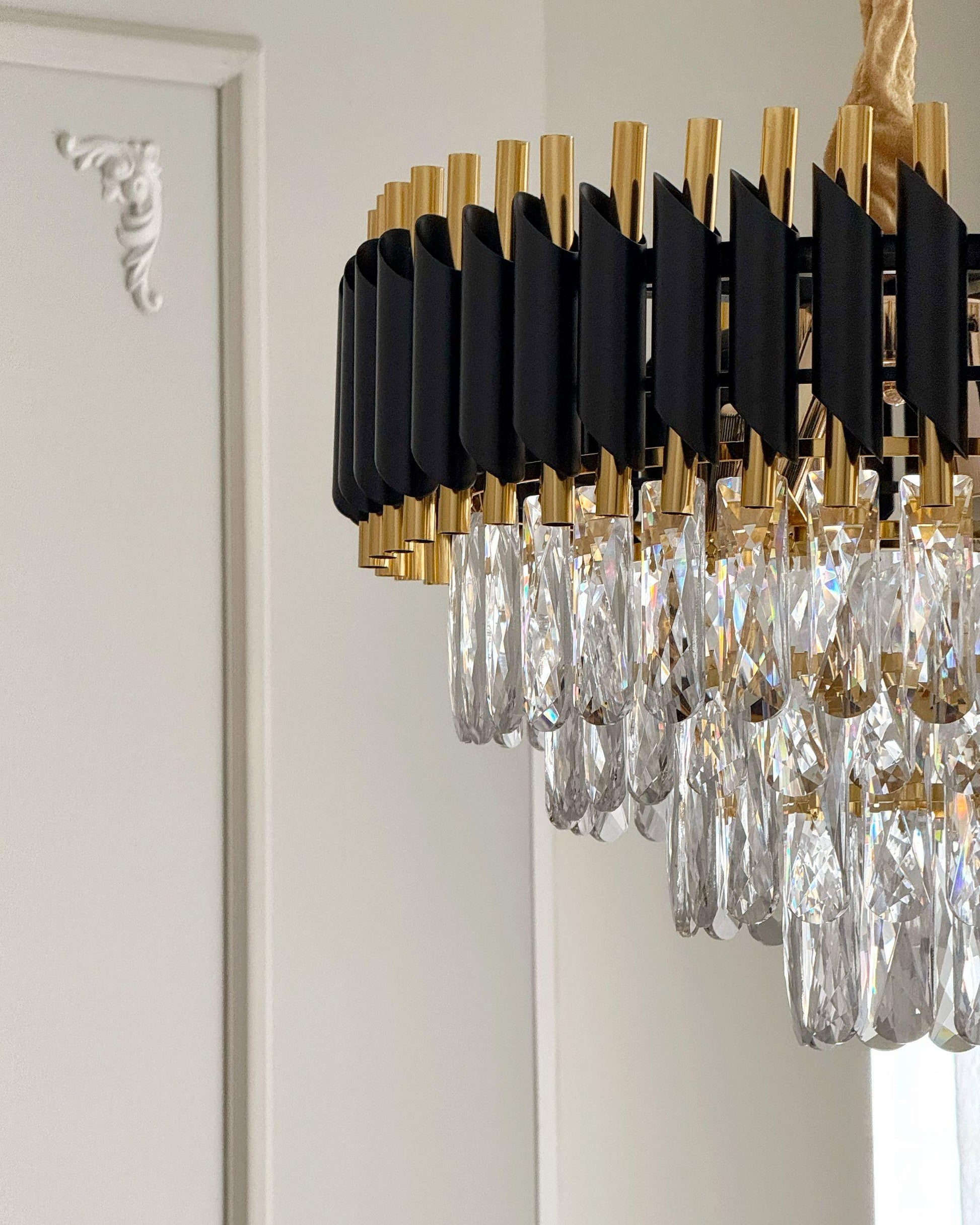  Chandelier ABELLAS Metal Gold