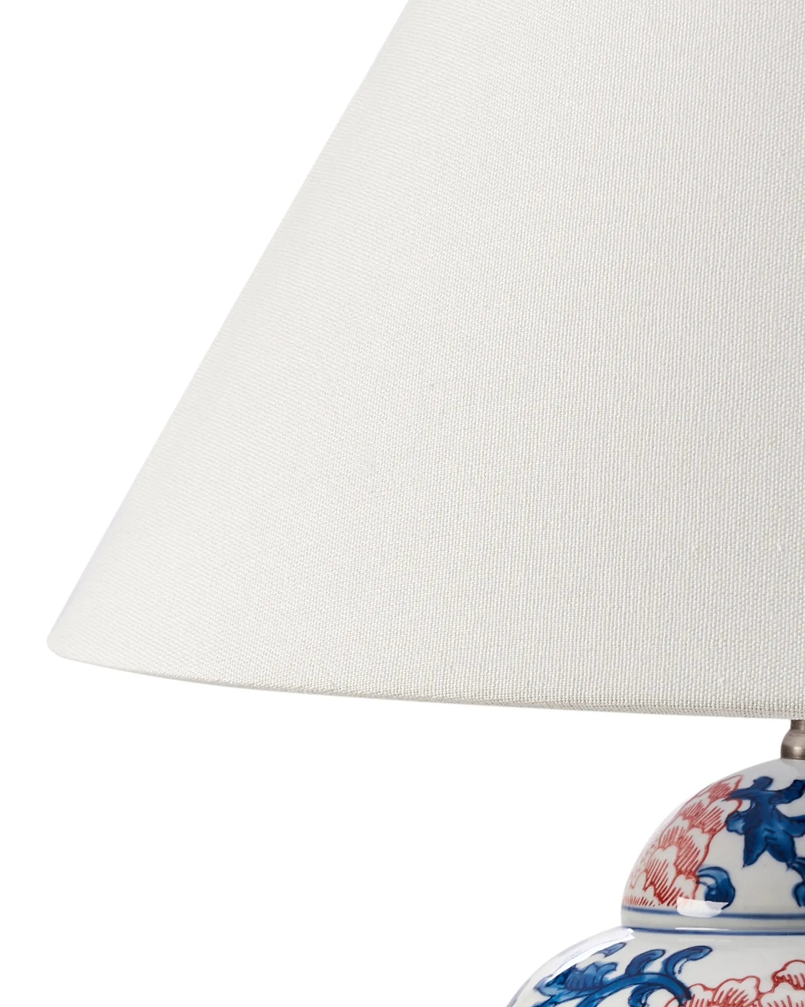  Table Lamp VERUSA Porcelain White/ Blue