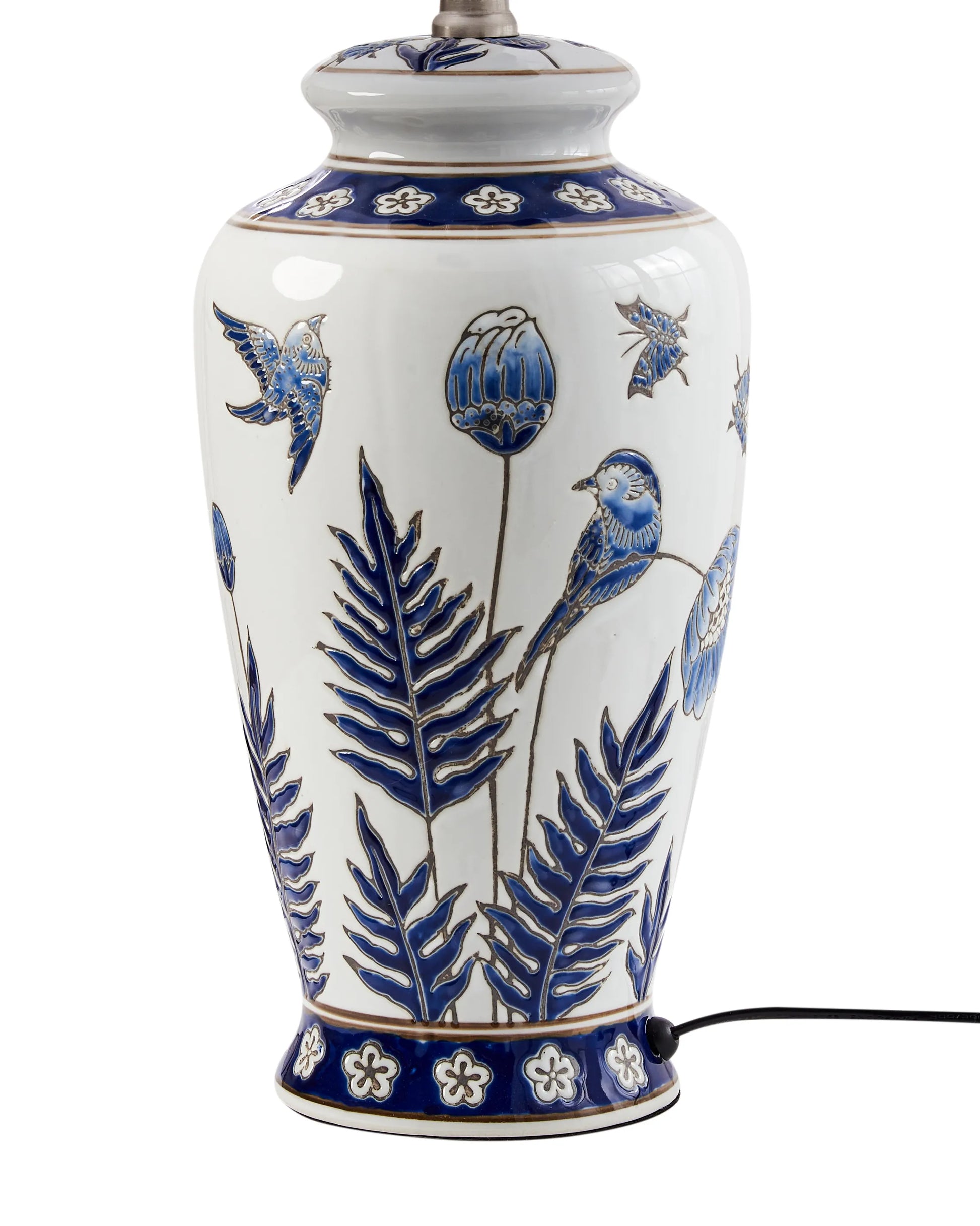  Table Lamp BIJELA Porcelain White/ Blue