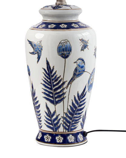  Table Lamp BIJELA Porcelain White/ Blue