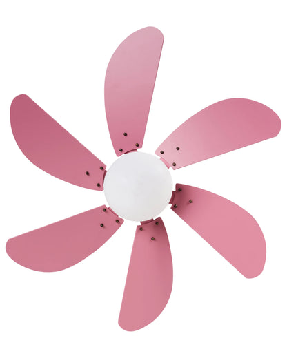  Ceiling Fan With Light LOGAR With Remote LED Pink