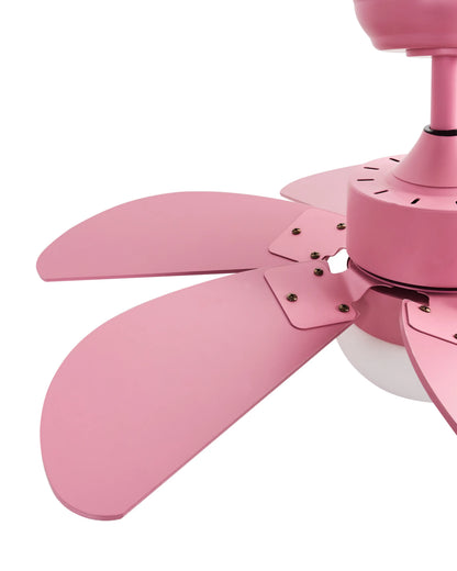 Ceiling Fan With Light LOGAR With Remote LED Pink