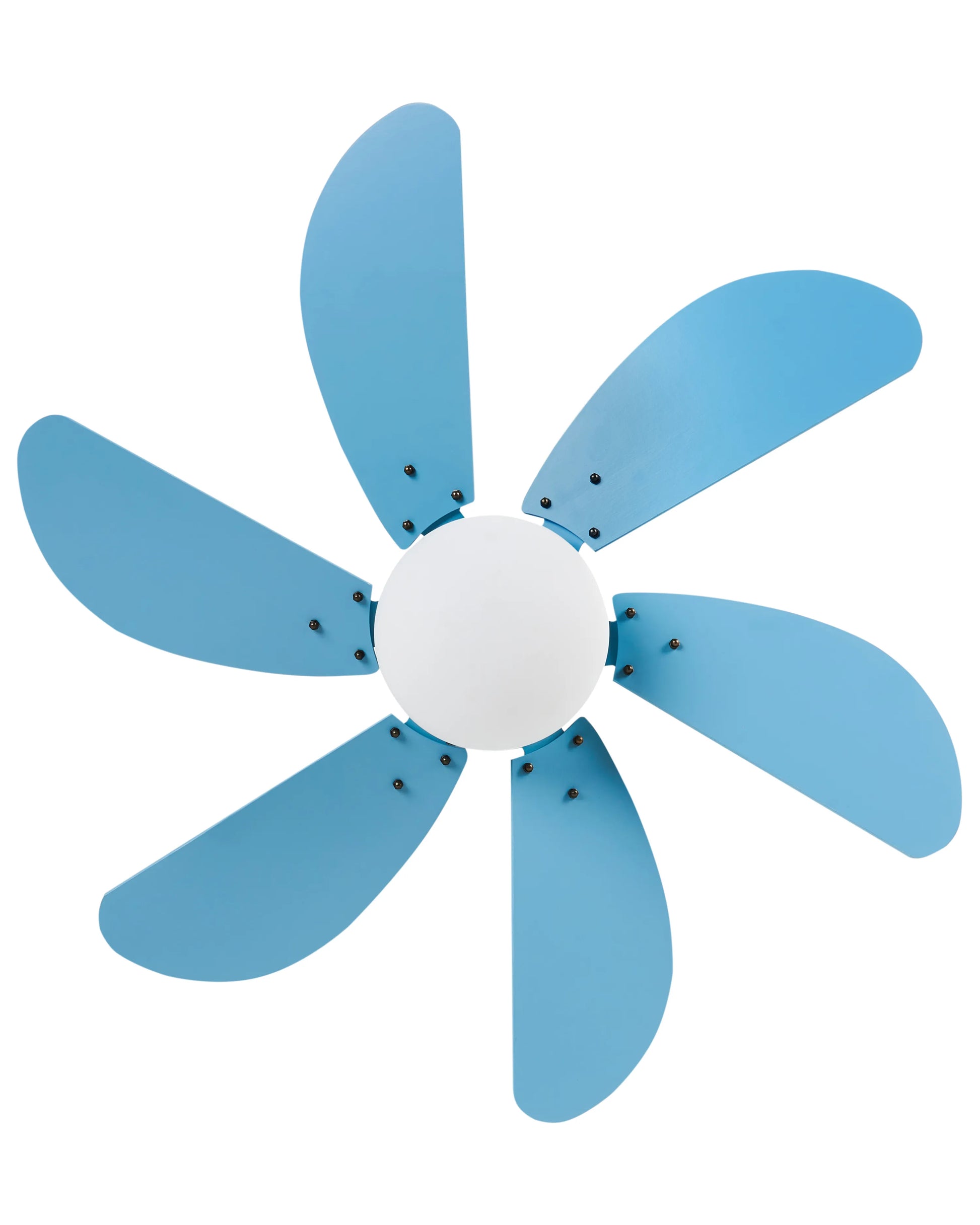  Ceiling Fan With Light LOGAR With Remote LED Blue