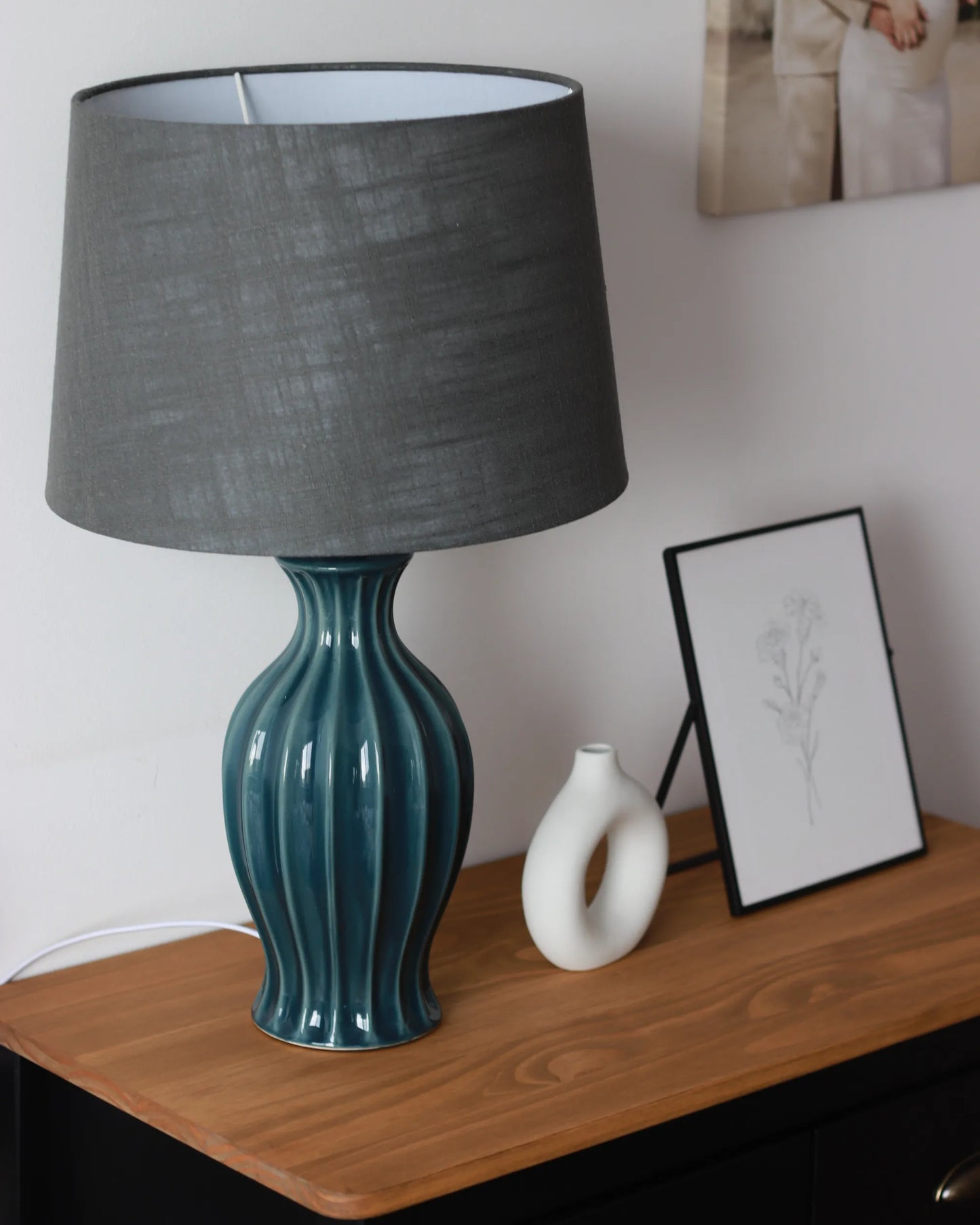  Table Lamp SAMINA Ceramic Green