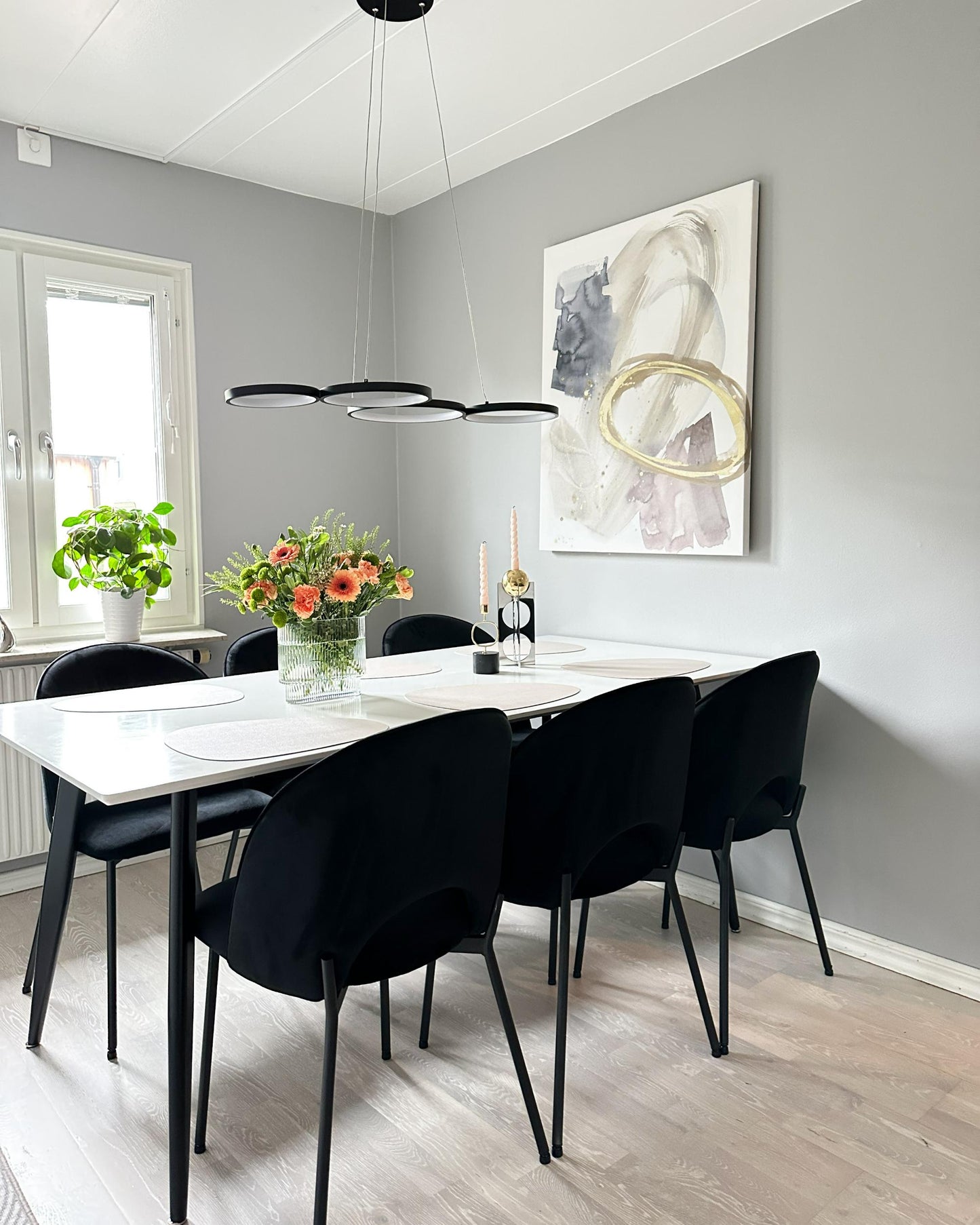  LED Pendant Lamp PIBOR Metal Black