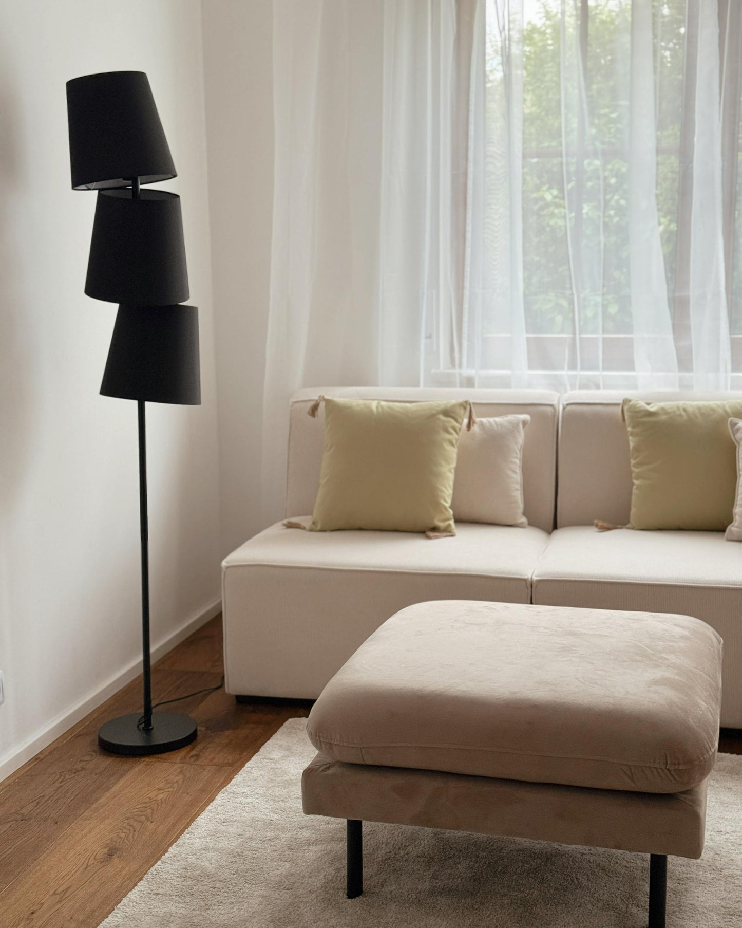  Floor Lamp RIO GRANDE Metal Black