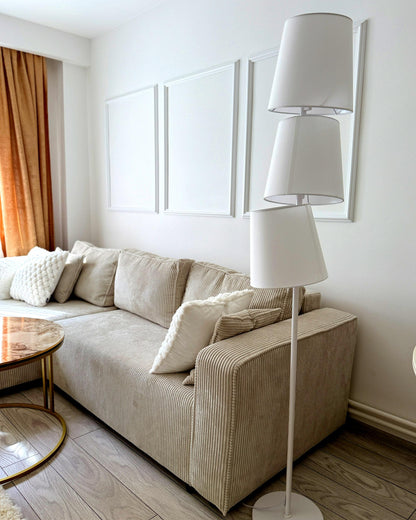  Floor Lamp RIO GRANDE Metal Off-White