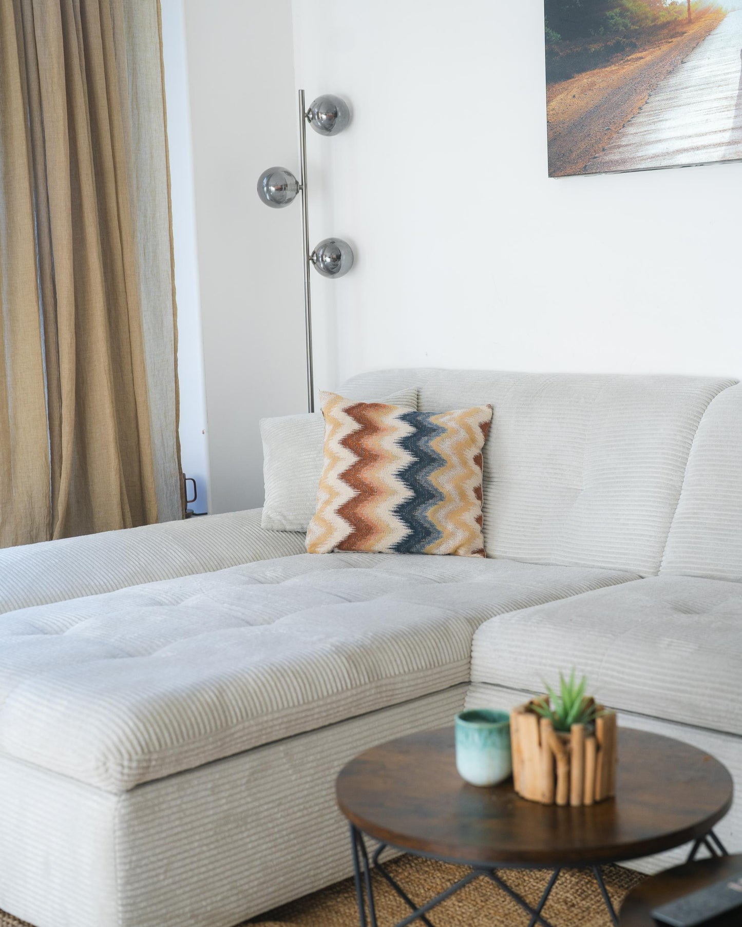  Floor Lamp RAMIS Metal Silver