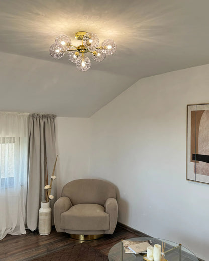  Ceiling Lamp ANADYR Glass Blue