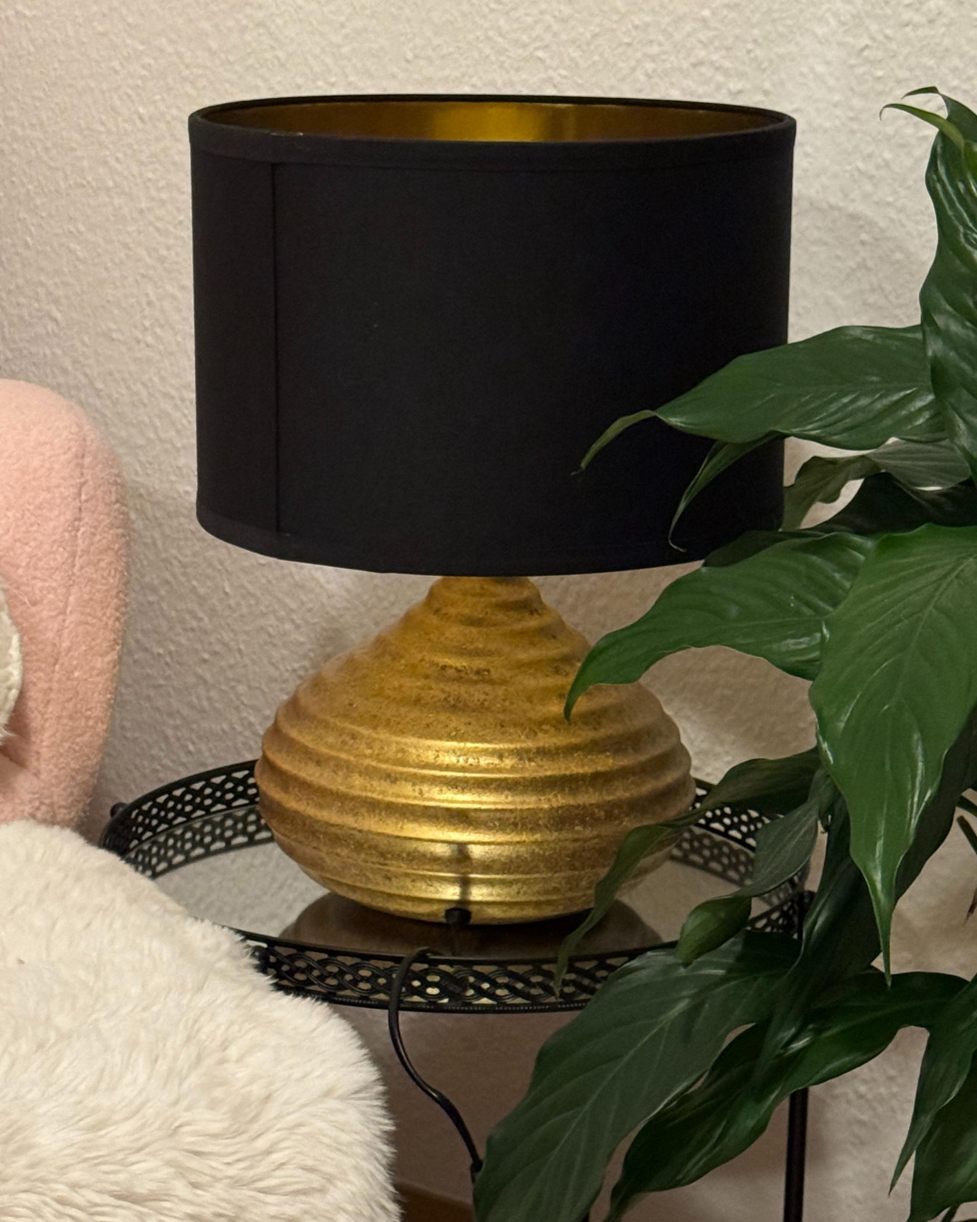  Table Lamp KUBAN Ceramic Gold