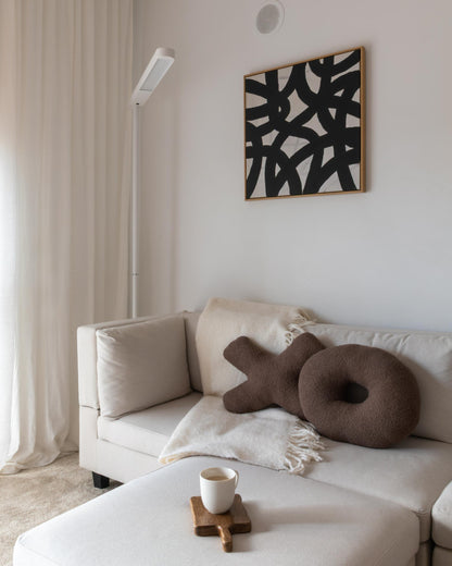  LED Floor Lamp PERSEUS Metal White
