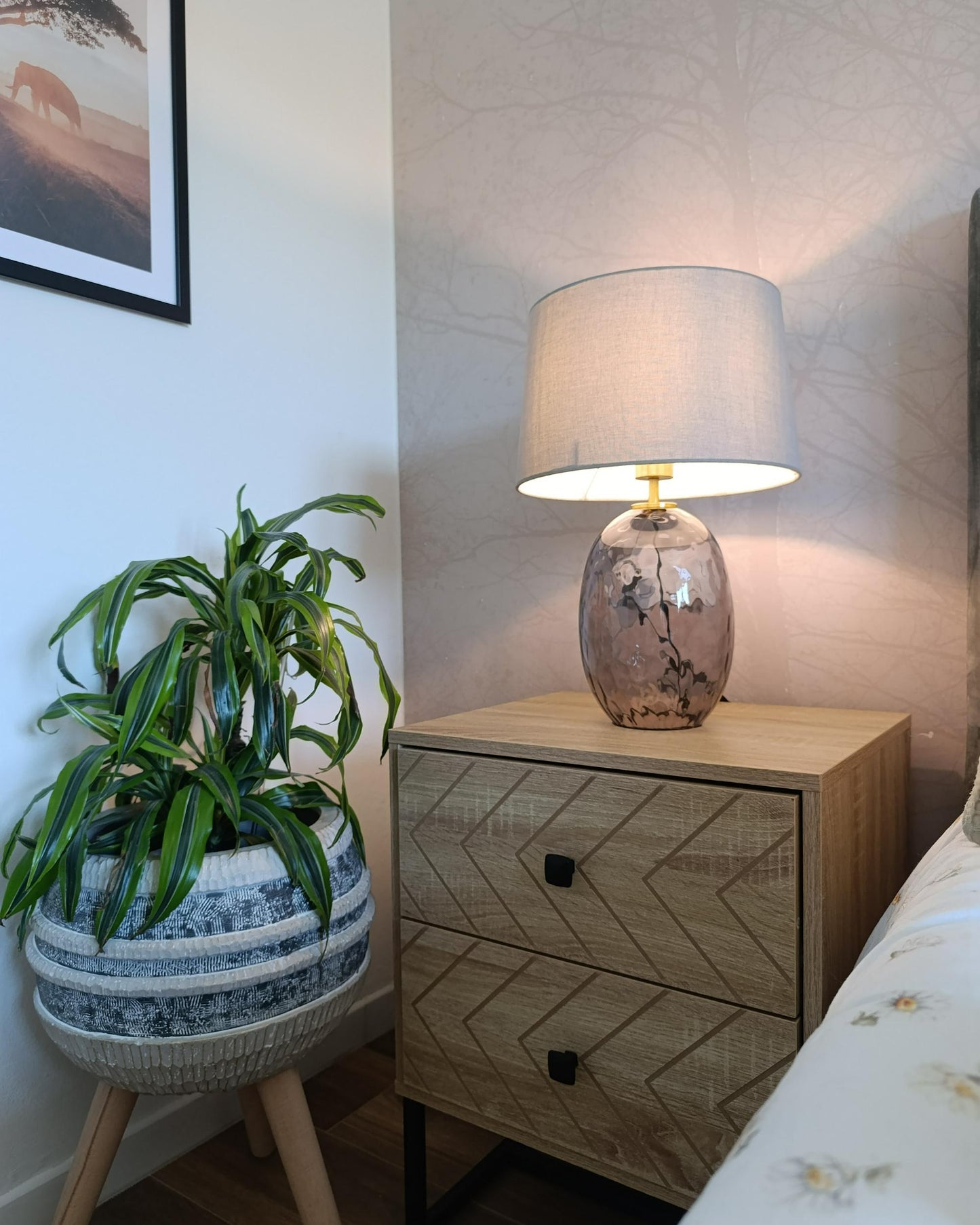  Table Lamp BONELLI Grey