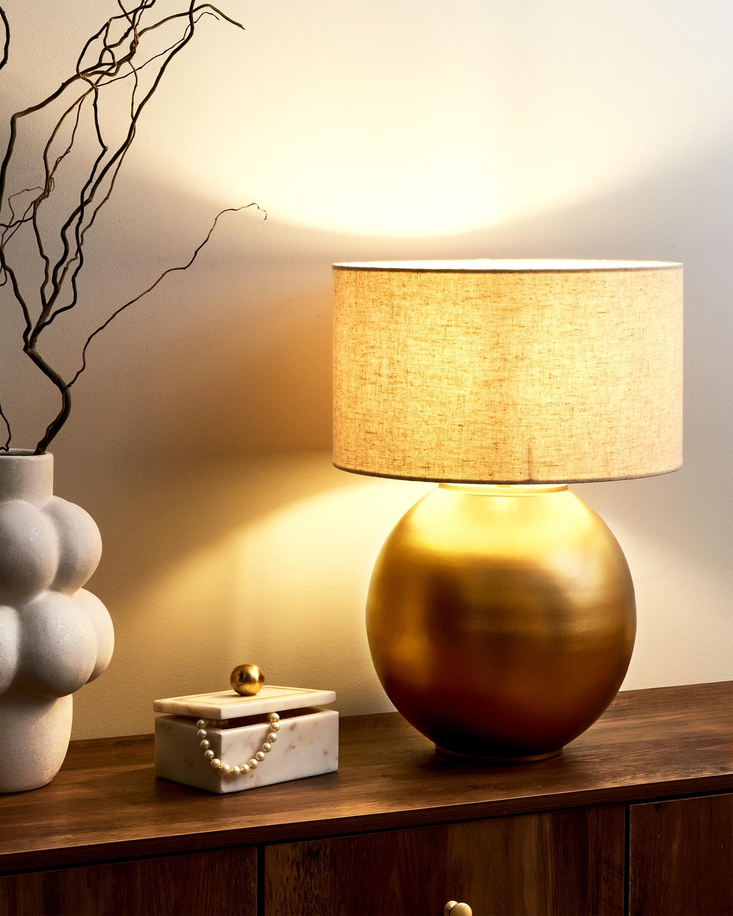 Table Lamp SOBRAMATI Metal Brass