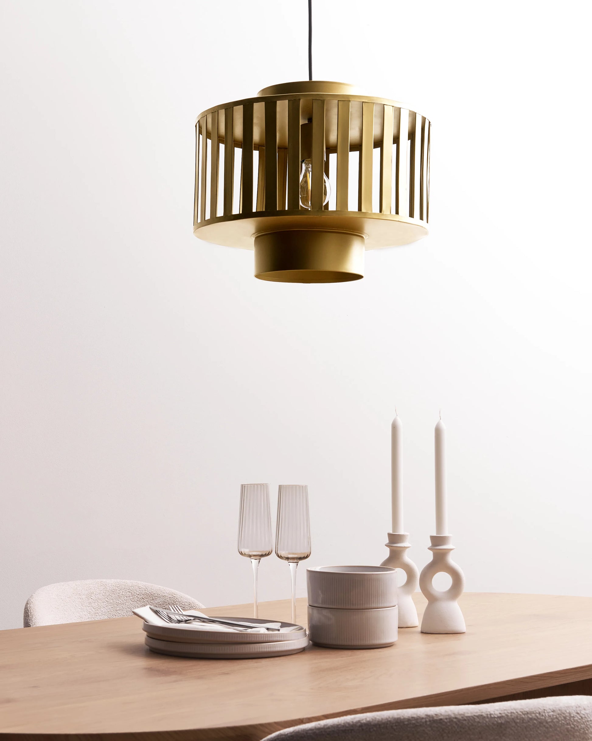  Pendant Lamp HUGLI Metal Brass