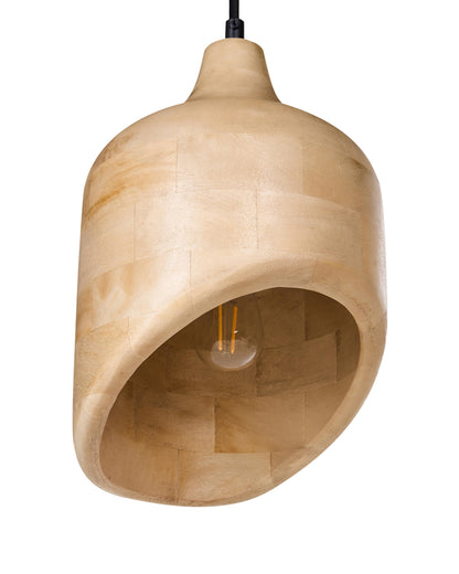  Pendant Lamp GANDAKI Mango Wood Light Brown