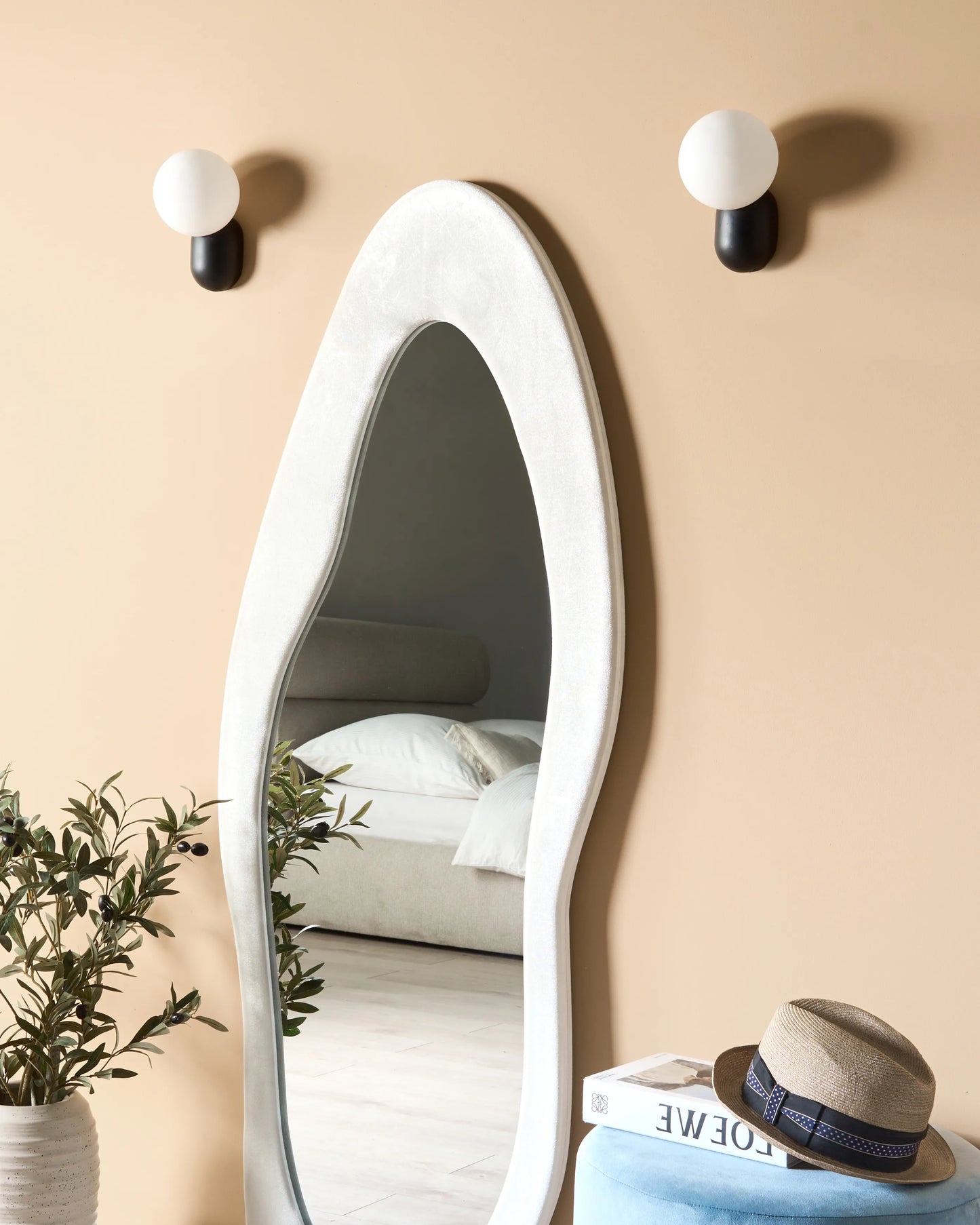  Set Of 2 Wall Lamps HELME Black