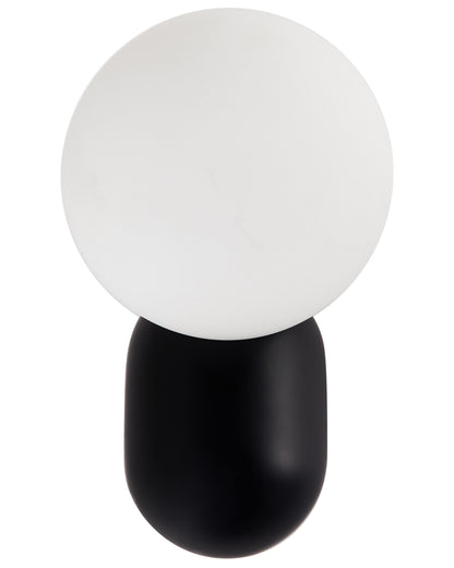  Set Of 2 Wall Lamps HELME Black