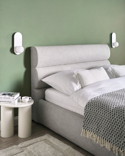  Set Of 2 Wall Lamps LEISI White