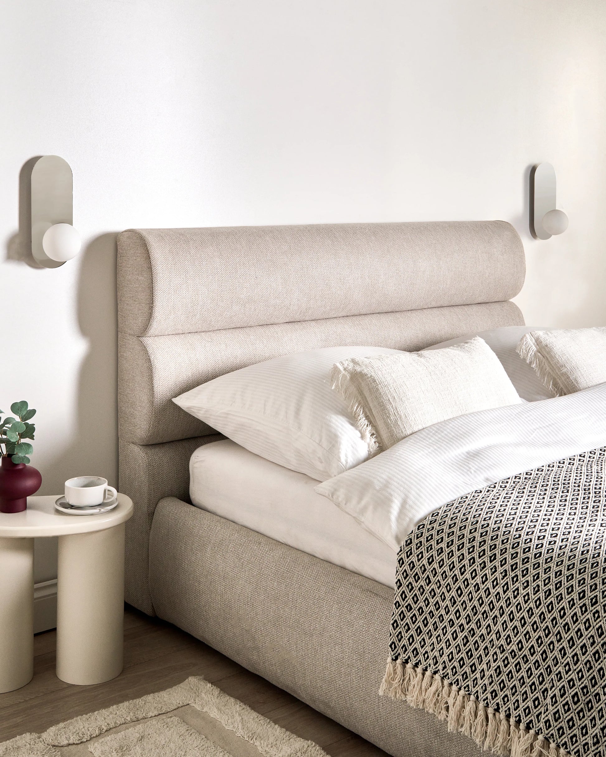  Set Of 2 Wall Lamps LEISI Silver