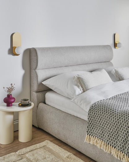  Set Of 2 Wall Lamps LEISI Gold