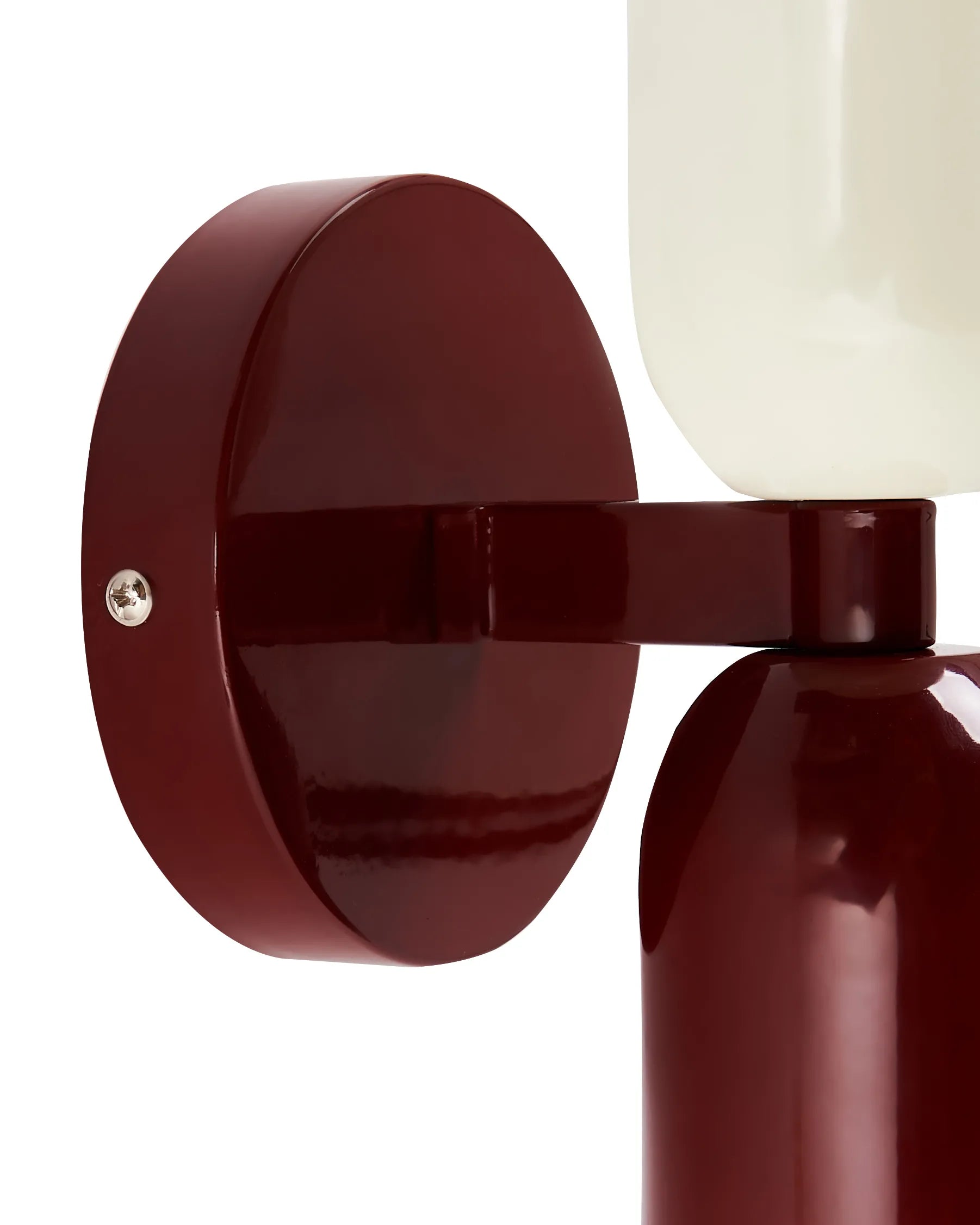  Set Of 2 Wall Lamps TOPI Metal Red