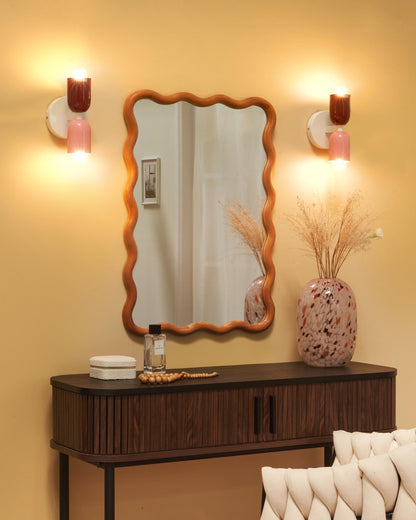  Set Of 2 Wall Lamps TOPI Metal Multicolour