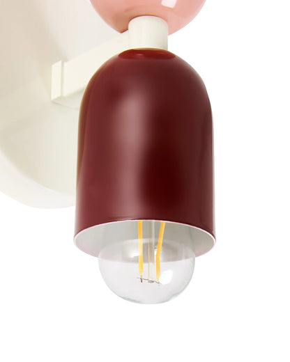  Set Of 2 Wall Lamps TOPI Metal Multicolour