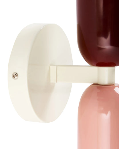  Set Of 2 Wall Lamps TOPI Metal Multicolour