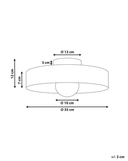  Ceiling Lamp LUGUSE Glass Green