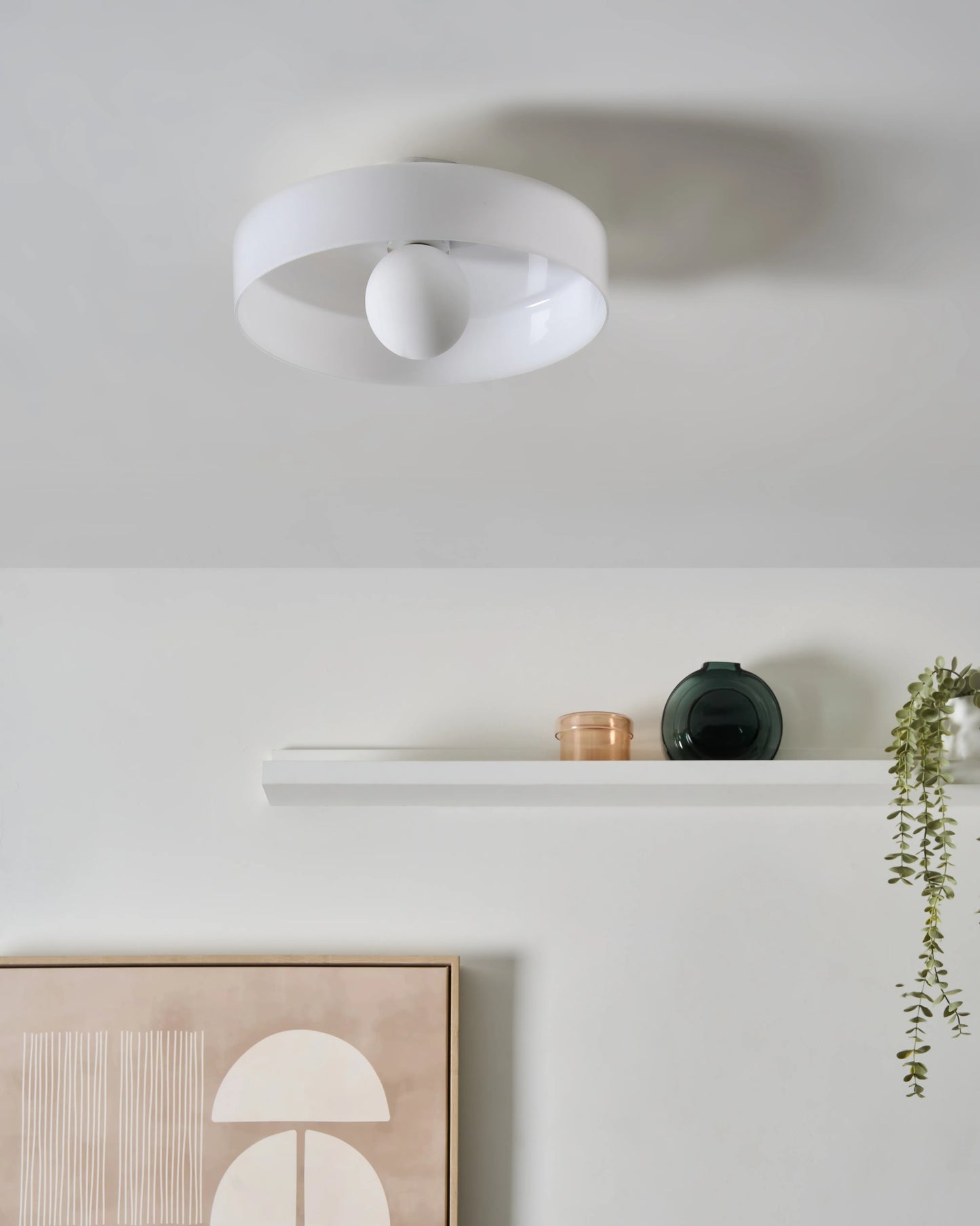  Ceiling Lamp LUGUSE Glass White