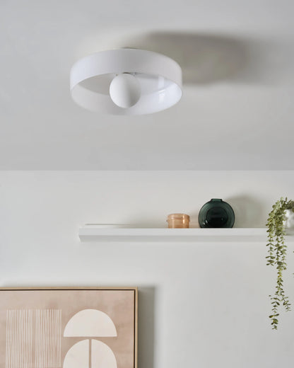  Ceiling Lamp LUGUSE Glass White