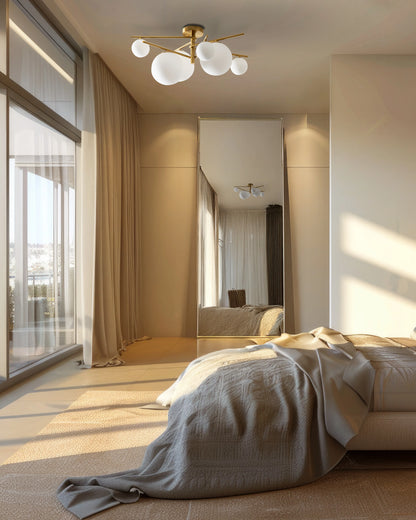  Ceiling Lamp ISAR Metal Gold