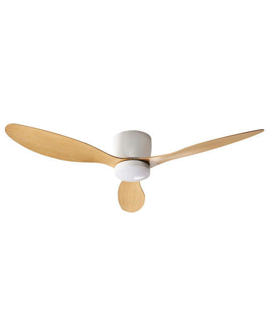 Ceiling Fan With Light VEMBAR With Remote LED Light Brown