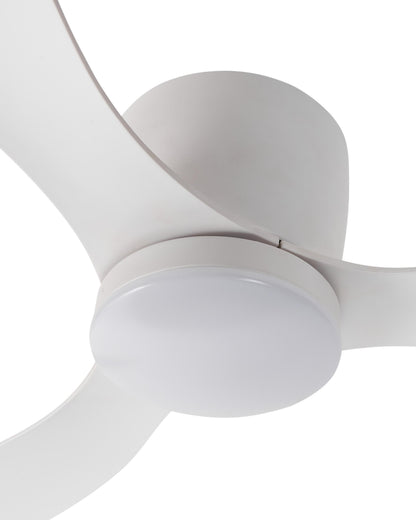  Ceiling Fan With Light VEMBAR With Remote LED White