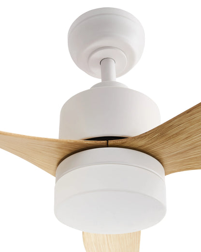  Ceiling Fan With Light ANDERSON With Remote LED Light Brown