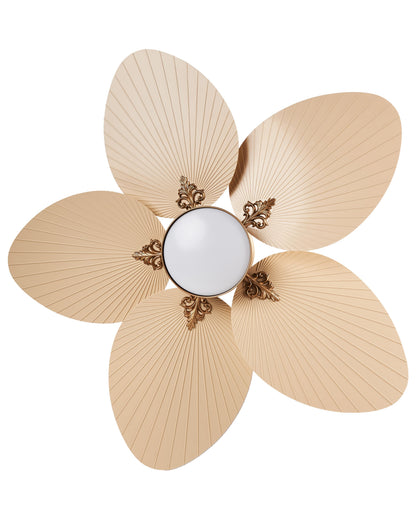  Ceiling Fan With Light BORMEJO With Remote LED Gold