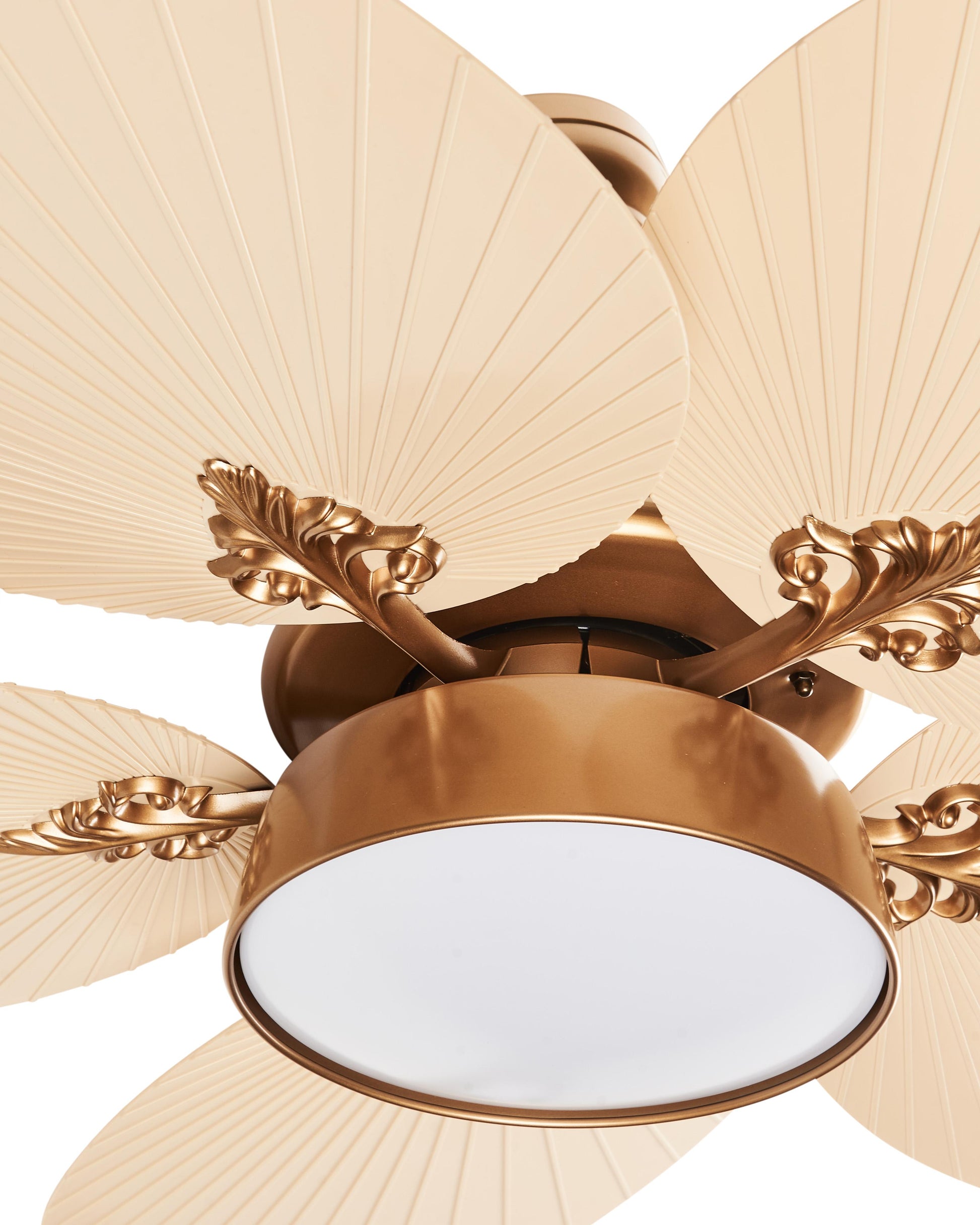  Ceiling Fan With Light BORMEJO With Remote LED Gold