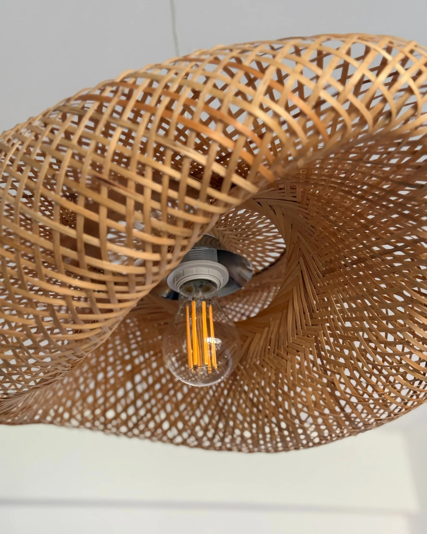  Pendant Lamp BOYNE Bamboo Wood Light Brown