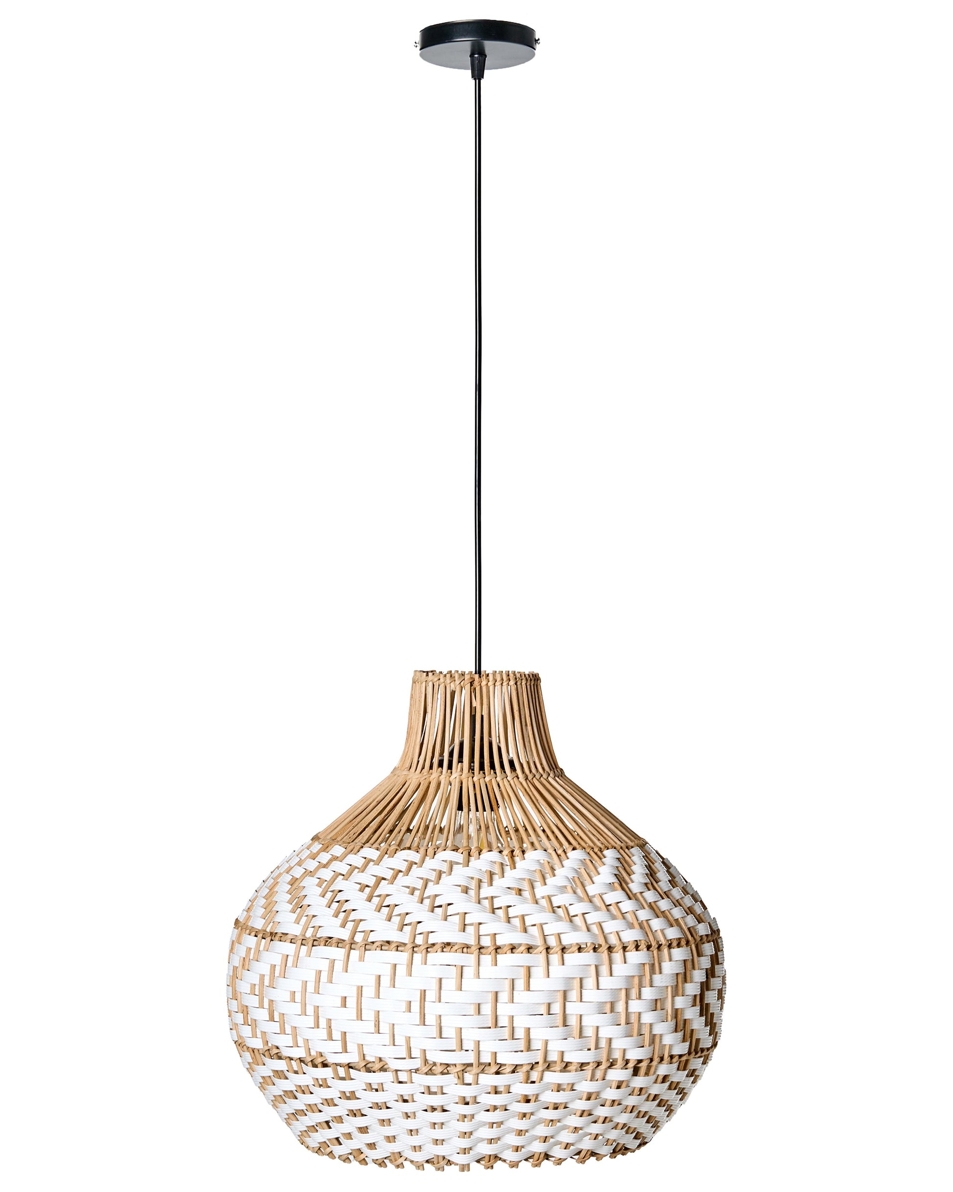  Pendant Lamp YAUCO Rattan White