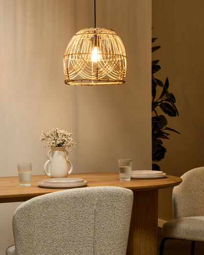  Pendant Lamp POSTRERO Rattan Natural