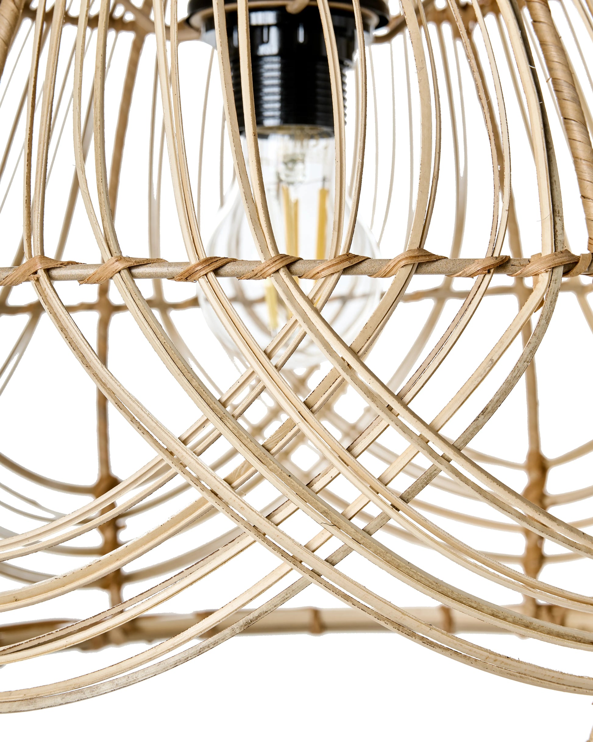  Pendant Lamp POSTRERO Rattan Natural
