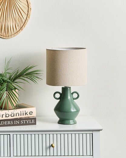  Table Lamp KERULEN Ceramic Green